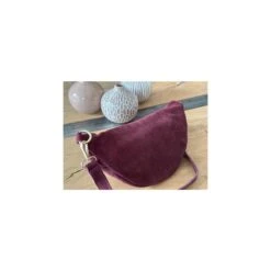 Devant -Vêtements De Mode banane croute de cuir bordeaux 1