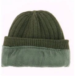 BONNET LEE COOPER TOUCHER CACHEMIRE KAKI 8 BONNET LEE COOPER TOUCHER CACHEMIRE KAKI -Vêtements De Mode bonnet lee cooper toucher cachemire kaki 2