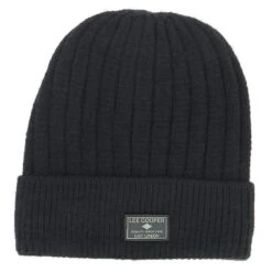 BONNET LEE COOPER TOUCHER CACHEMIRE NOIR