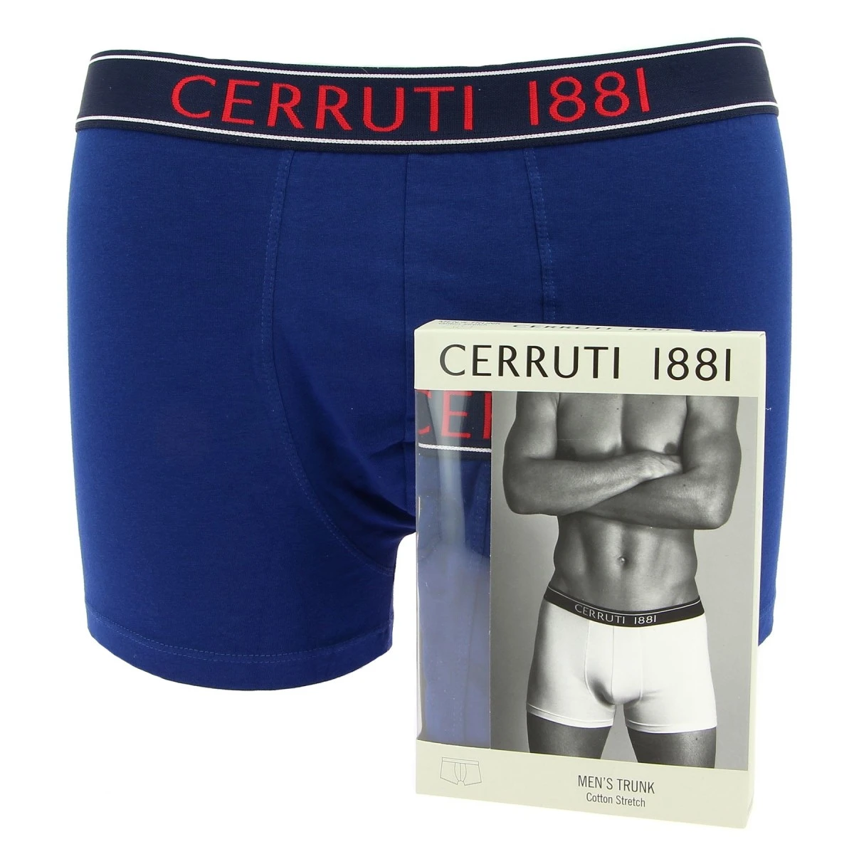 BOXER CERRUTI 1881 COTON BLEU ROY 5 BOXER CERRUTI 1881 COTON BLEU ROY – Image 3