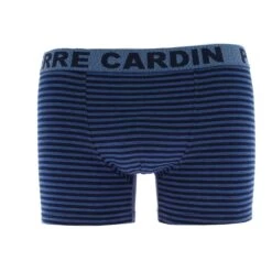BOXER PIERRE CARDIN COTON RAYE BLEU ROY