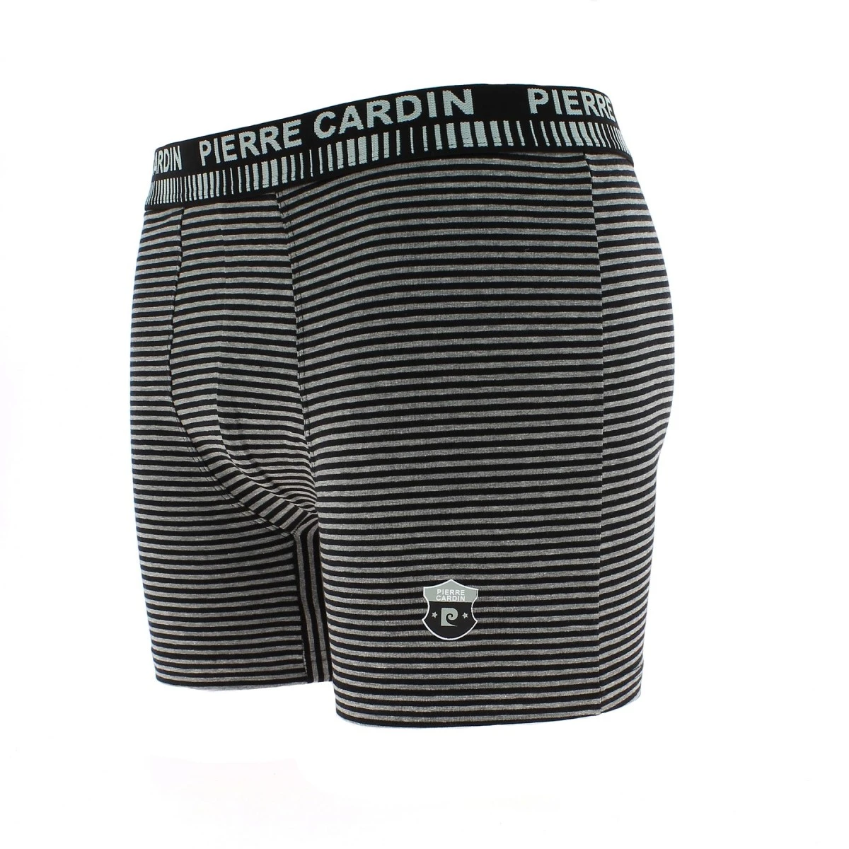 BOXER PIERRE CARDIN NOIR RAYE 4 BOXER PIERRE CARDIN NOIR RAYE – Image 2