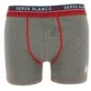 BOXER SERGE BLANCO GRIS -Vêtements De Mode boxer serge blanco gris