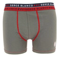 BOXER SERGE BLANCO GRIS