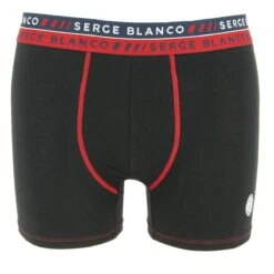 BOXER SERGE BLANCO NOIR