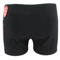 BOXER SHORT DE BAIN SPEEDO NOIR ET ROUGE FLUO -Vêtements De Mode boxer short de bain speedo noir et jaune fluo 5