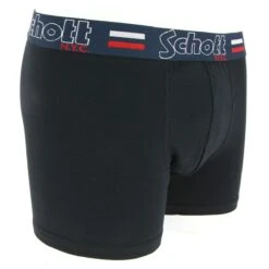 BOXER SCHOTT HOMME NOIR