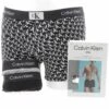 BOXERS CALVIN KLEIN PACK DE 3 Gris/noir/fantaisie -Vêtements De Mode boxers calvin klein pack de 3 grisnoirfantaisie