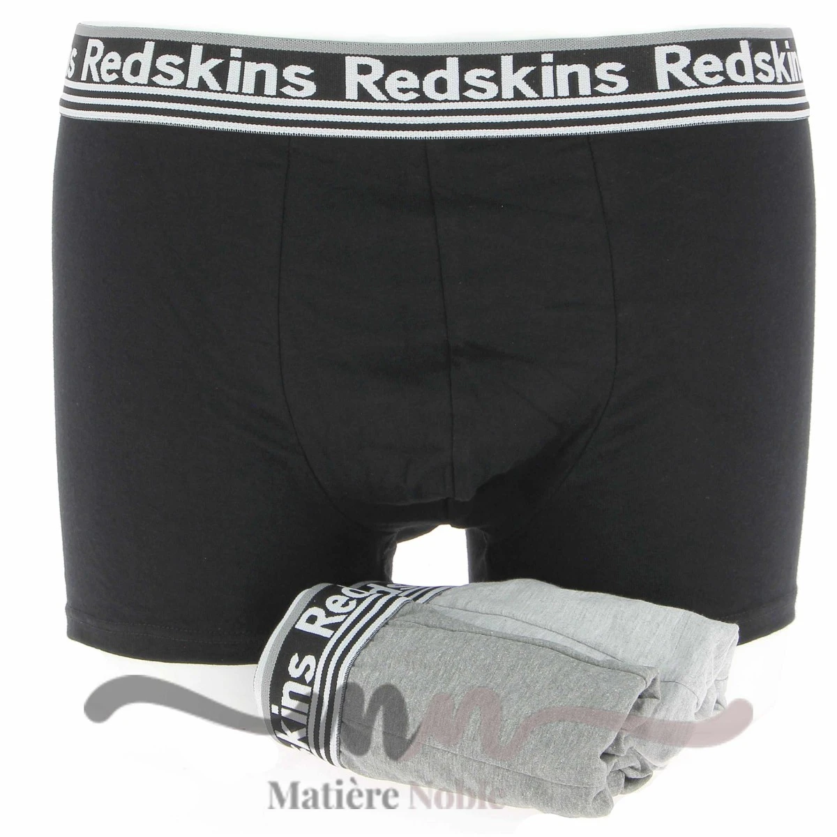 BOXERS REDSKINS PACK DE 3 NOIR/GRIS/ANTHRACITE 3 BOXERS REDSKINS PACK DE 3 NOIR/GRIS/ANTHRACITE