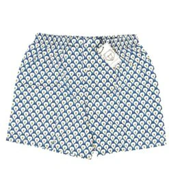 CALECON ARTHUR BLEU IMPRIME AMPOULE