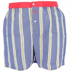 CALECON ARTHUR RAYE BLEU CEINTURE ROUGE