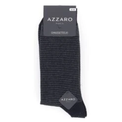 CHAUSSETTES AZZARO PARIS AVEC RAYURES, LOT DE 3 PAIRES,BLEU MARINE, NOIR, GRIS. 8 CHAUSSETTES AZZARO PARIS AVEC RAYURES, LOT DE 3 PAIRES,BLEU MARINE, NOIR, GRIS. -Vêtements De Mode chaussettes azzaro paris avec rayureslot de 3 pairesbleu marine noir gris 2