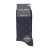 CHAUSSETTES AZZARO PARIS LOT DE 3 PAIRES, GRIS, NOIR, BLEU MARINE. -Vêtements De Mode chaussettes azzaro paris lot de 3 paires gris noir bleu marine