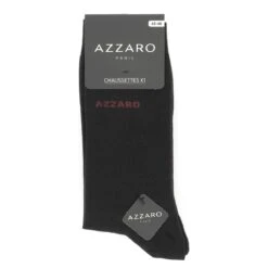 CHAUSSETTES AZZARO PARIS LOT DE TROIS PAIRES, ANTHRACITE, GRIS, BLEU MARINE. -Vêtements De Mode chaussettes azzaro paris lot de trois paires anthracite gris bleu marine 2