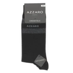 CHAUSSETTES AZZARO PARIS LOT DE TROIS PAIRES, BLEU MARINE, NOIR, GRIS. 8 CHAUSSETTES AZZARO PARIS LOT DE TROIS PAIRES, BLEU MARINE, NOIR, GRIS. -Vêtements De Mode chaussettes azzaro paris lot de trois paires bleu marine noir gris 2