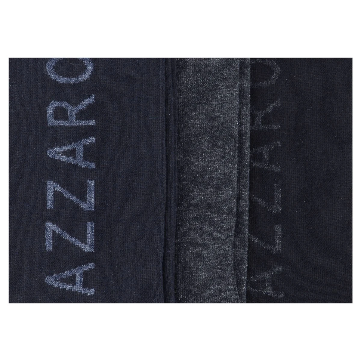 CHAUSSETTES AZZARO PARIS LOT DE TROIS PAIRES LOGO,BLEU MARINE, NOIR, GRIS. 6 CHAUSSETTES AZZARO PARIS LOT DE TROIS PAIRES LOGO,BLEU MARINE, NOIR, GRIS. – Image 4