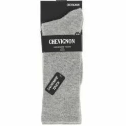 CHAUSSETTES CHEVIGNON GRISE 4.5% ANGORA 9% LAINE