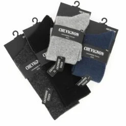 CHAUSSETTES CHEVIGNON NOIRES 4.5% ANGORA 9% LAINE 8 CHAUSSETTES CHEVIGNON NOIRES 4.5% ANGORA 9% LAINE -Vêtements De Mode chaussettes chevignon noires 45 angora 9 laine 2