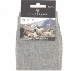 CHAUSSETTES HOMME BILL TORNADE GRISES -Vêtements De Mode chaussettes homme bill tornade grises 1