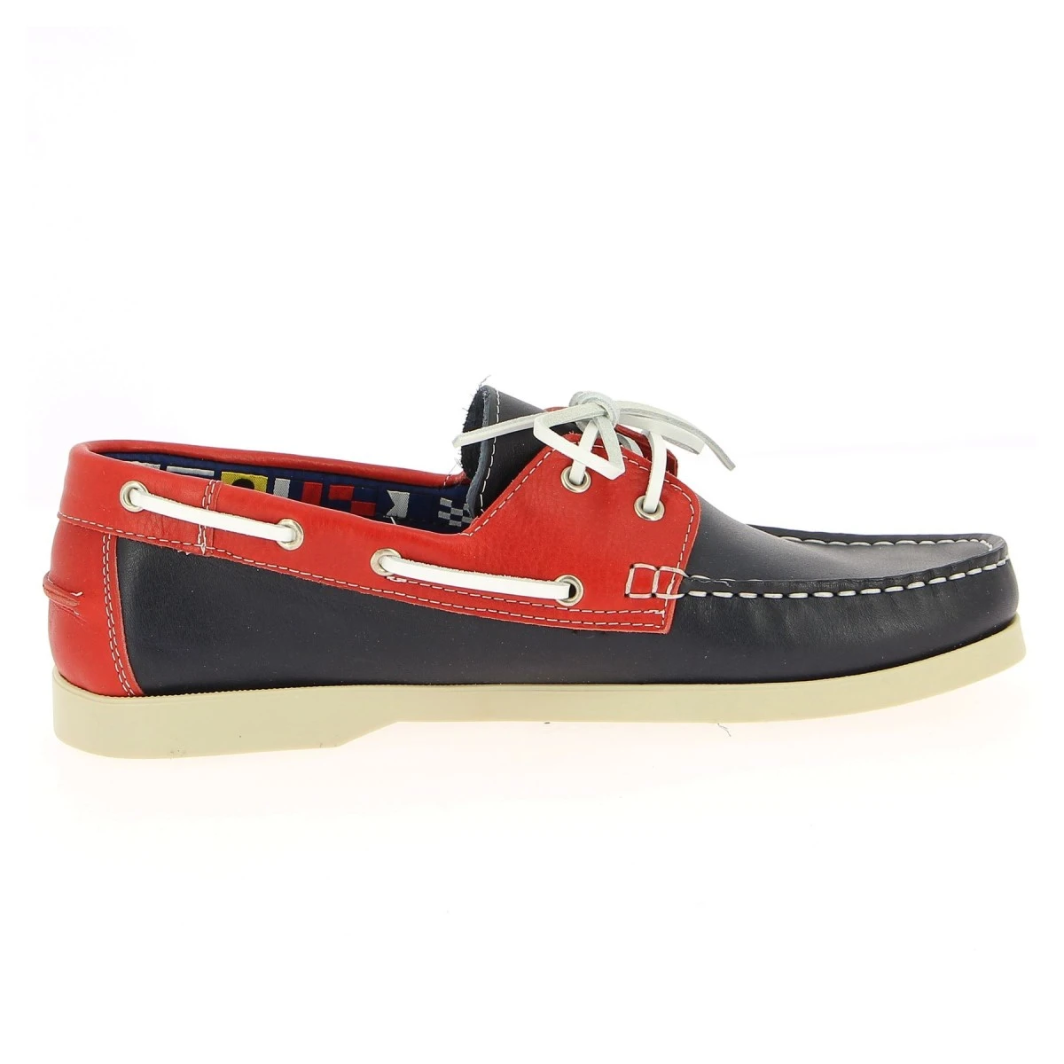 CHAUSSURES BATEAU HOMME YACHTING MARINE ROUGE 4 CHAUSSURES BATEAU HOMME YACHTING MARINE ROUGE – Image 2