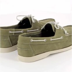 CHAUSSURES BATEAU YACHTING KAKI CUIR NUBUCK 11 CHAUSSURES BATEAU YACHTING KAKI CUIR NUBUCK -Vêtements De Mode chaussures bateau yachting kaki cuir velours 2