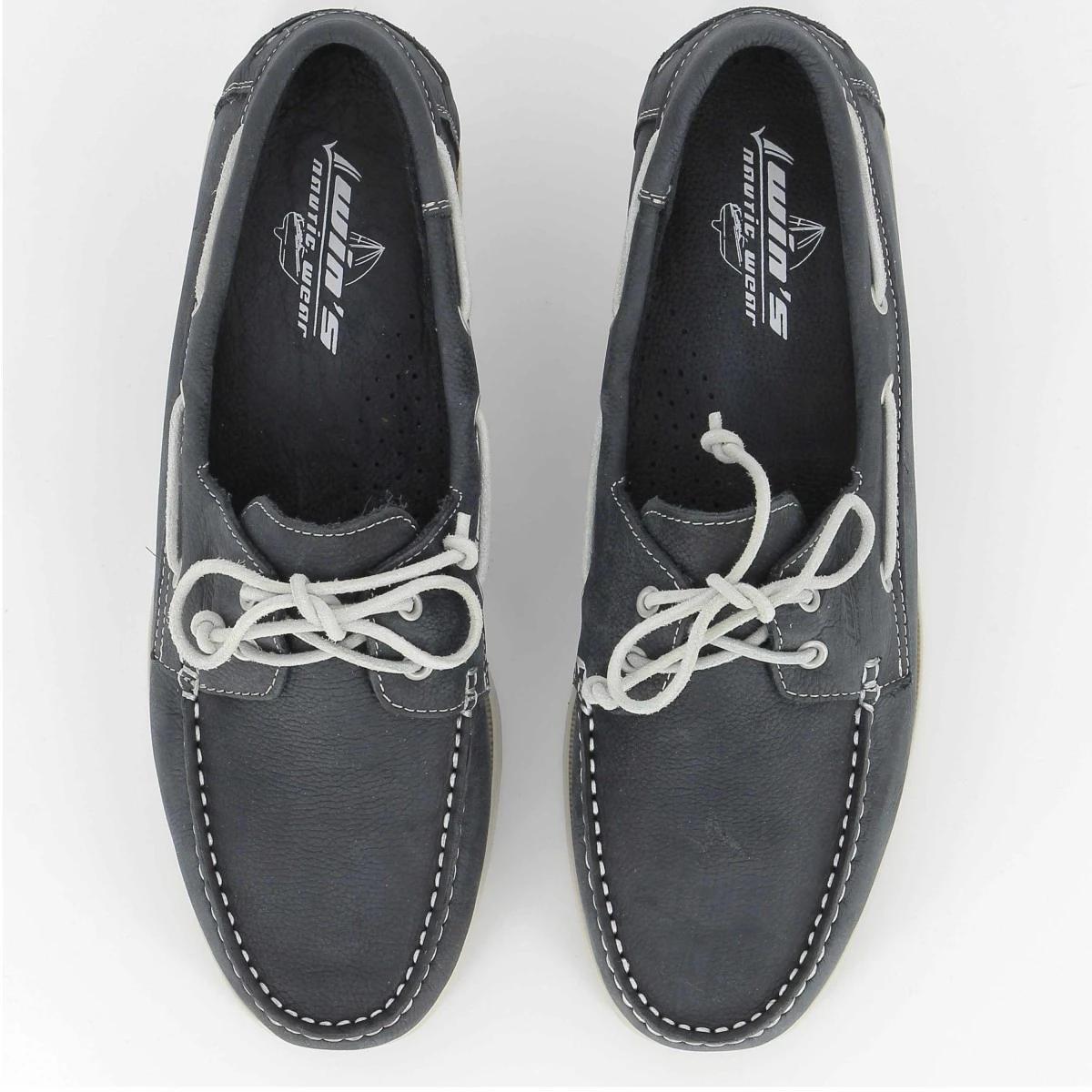 CHAUSSURES BATEAU YACHTING MARINE CUIR VELOURS 4 CHAUSSURES BATEAU YACHTING MARINE CUIR VELOURS – Image 2