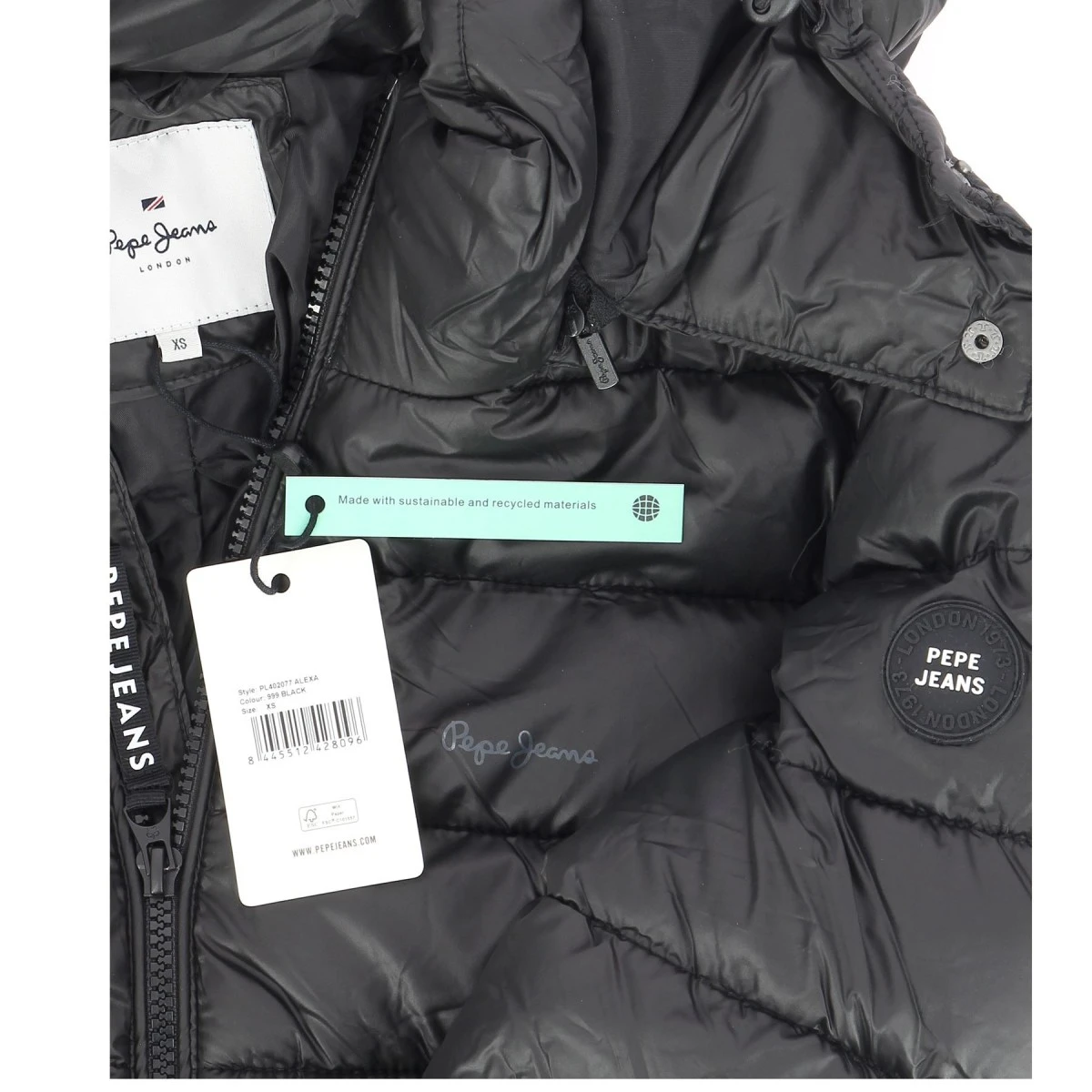 DOUDOUNE FEMME PEPE JEANS NOIRE 8 DOUDOUNE FEMME PEPE JEANS NOIRE – Image 6