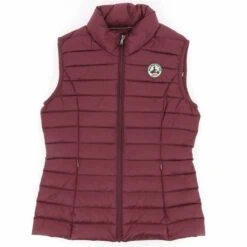 DOUDOUNE JOTT SANS MANCHE FEMME AUBERGINE