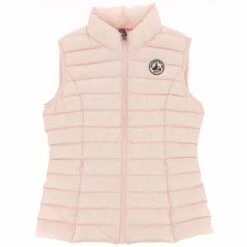 DOUDOUNE JOTT SANS MANCHE FEMME ROSE PASTEL