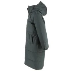 DOUDOUNE LONGUE CAMAIEU OVERSIZE NOIRE -Vêtements De Mode doudoune longue camaieu noire 2