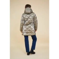 DOUDOUNE MI-LONGUE BRONZE DOUBLEE FOURRURE 11 DOUDOUNE MI-LONGUE BRONZE DOUBLEE FOURRURE -Vêtements De Mode doudoune mi longue bronze doublee fourrure 4