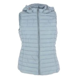 DOUDOUNE SANS MANCHE FASHION PARIS BLEU CIEL