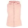 DOUDOUNE SANS MANCHE FASHION PARIS ROSE