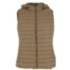 DOUDOUNE SANS MANCHE FASHION PARIS TAUPE