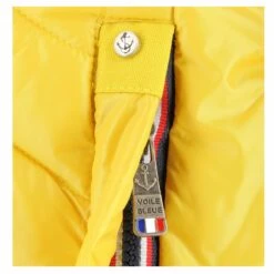 DOUDOUNE VOILE BLEUE FEMME JAUNE -Vêtements De Mode doudoune voile bleue femme jaune 4