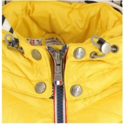 DOUDOUNE VOILE BLEUE FEMME JAUNE -Vêtements De Mode doudoune voile bleue femme jaune 7