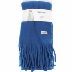 ECHARPE FEMME MANOUKIAN WOOL COLLECTION BLEU VIF