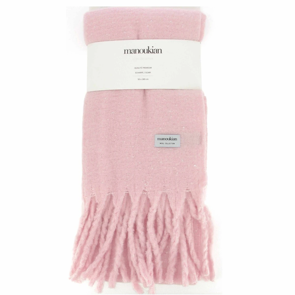 ECHARPE FEMME MANOUKIAN WOOL COLLECTION ROSE 3 ECHARPE FEMME MANOUKIAN WOOL COLLECTION ROSE