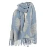 ECHARPE FEMME RODIER BLEUE PLUME