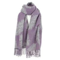 ECHARPE FEMME RODIER VIOLET PLUME