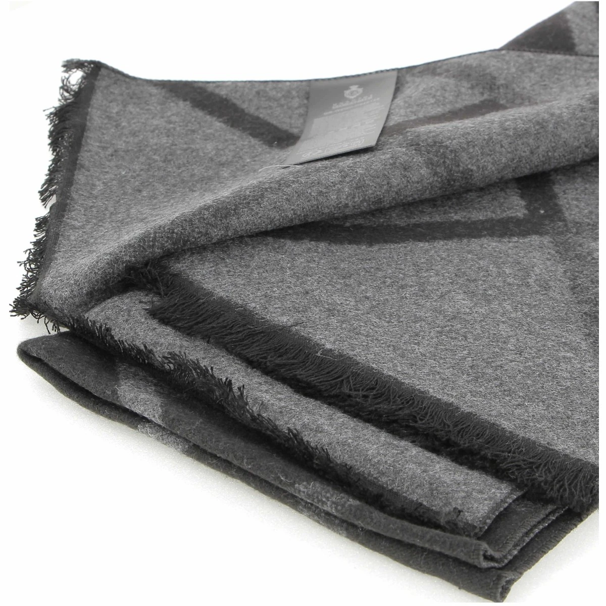 ECHARPE GEORGES RECH GRAPHIQUE GRIS/ANTHRACITE 4 ECHARPE GEORGES RECH GRAPHIQUE GRIS/ANTHRACITE – Image 2