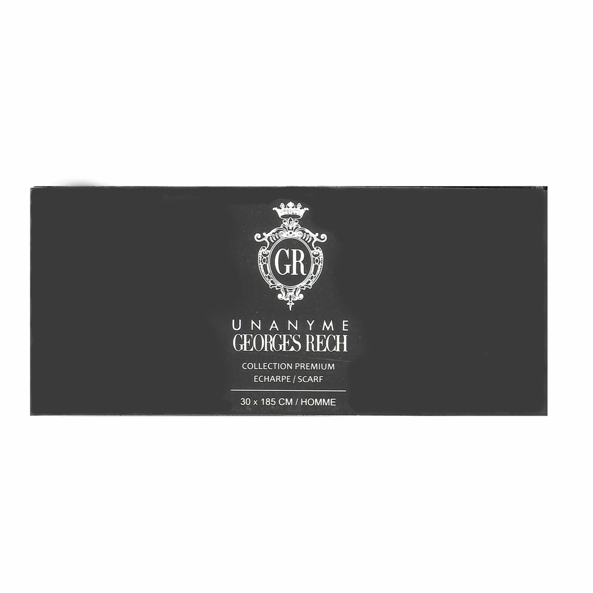 ECHARPE GEORGES RECH GRAPHIQUE GRIS/ANTHRACITE 5 ECHARPE GEORGES RECH GRAPHIQUE GRIS/ANTHRACITE – Image 3