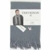 CHEVIGNON ECHARPE HOMME CACHEMIRE TOUCH GRIS