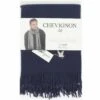 CHEVIGNON ECHARPE HOMME CACHEMIRE TOUCH MARINE -Vêtements De Mode echarpe homme cachemire touch marine