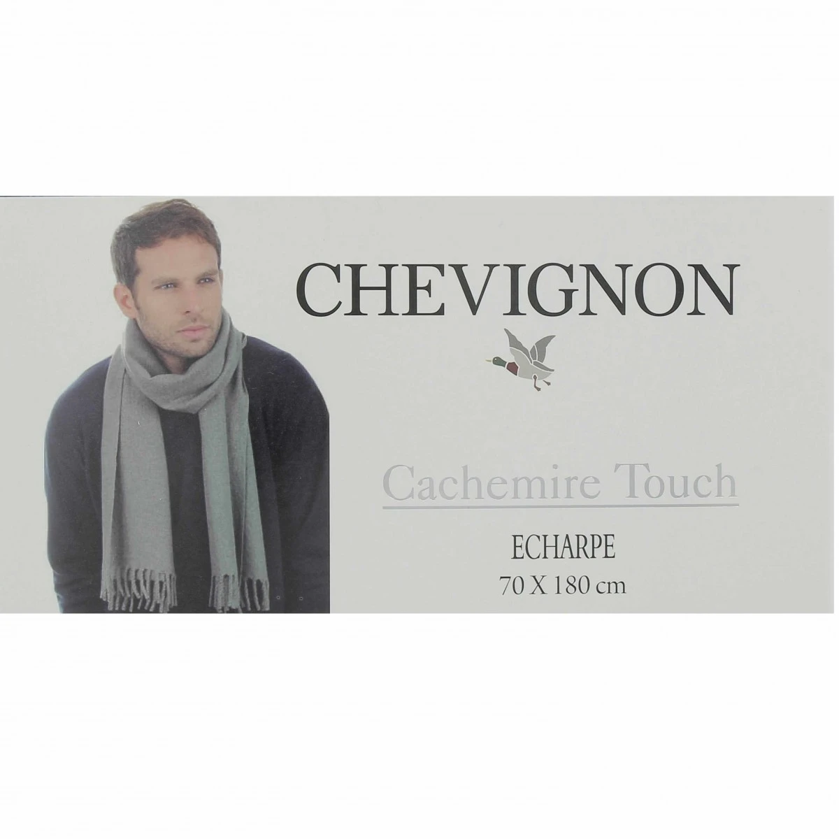 CHEVIGNON ECHARPE HOMME CACHEMIRE TOUCH MARINE 5 CHEVIGNON ECHARPE HOMME CACHEMIRE TOUCH MARINE – Image 3