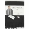 CHEVIGNON ECHARPE HOMME CACHEMIRE TOUCH NOIRE -Vêtements De Mode echarpe homme cachemire touch noire