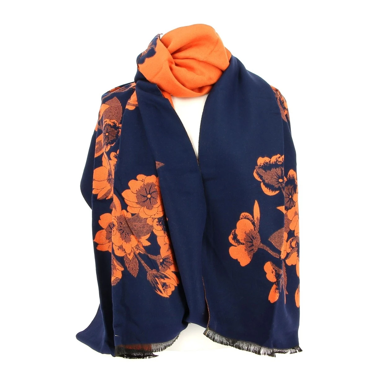 ETOLE G PASQUIER MARINE ORANGE FLEURS 3 ETOLE G PASQUIER MARINE ORANGE FLEURS