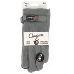 GANTS POLAIRE HOMME CHEVIGNON GRIS