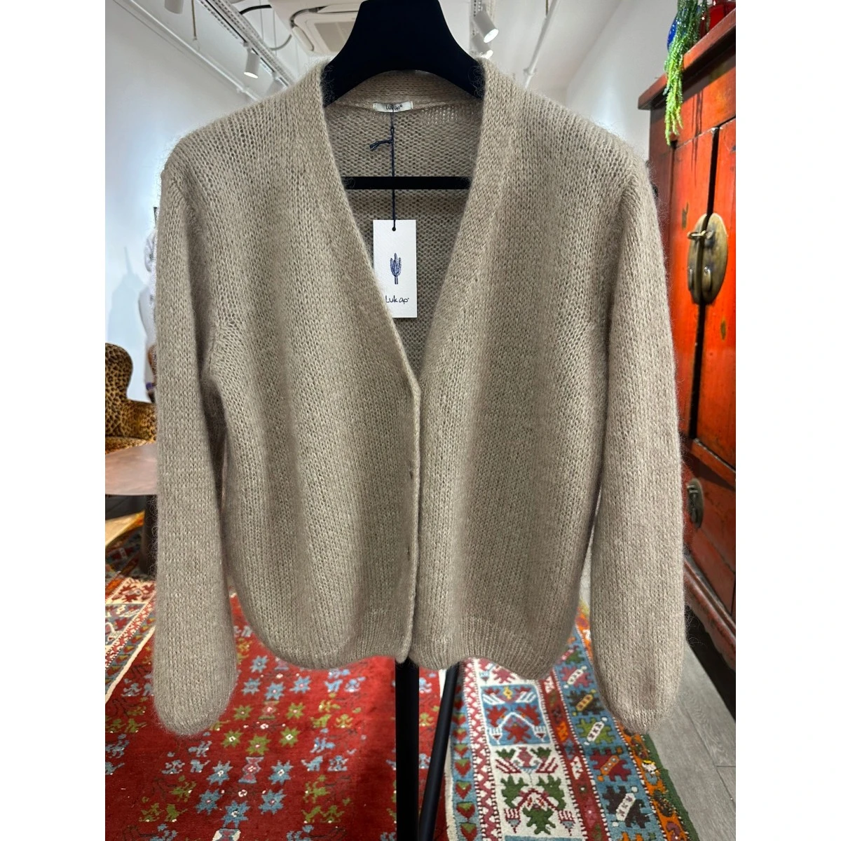 GILET MOHAIR BEIGE 3 GILET MOHAIR BEIGE