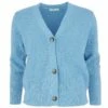 GILET VENISE COL V FEMME BLEU